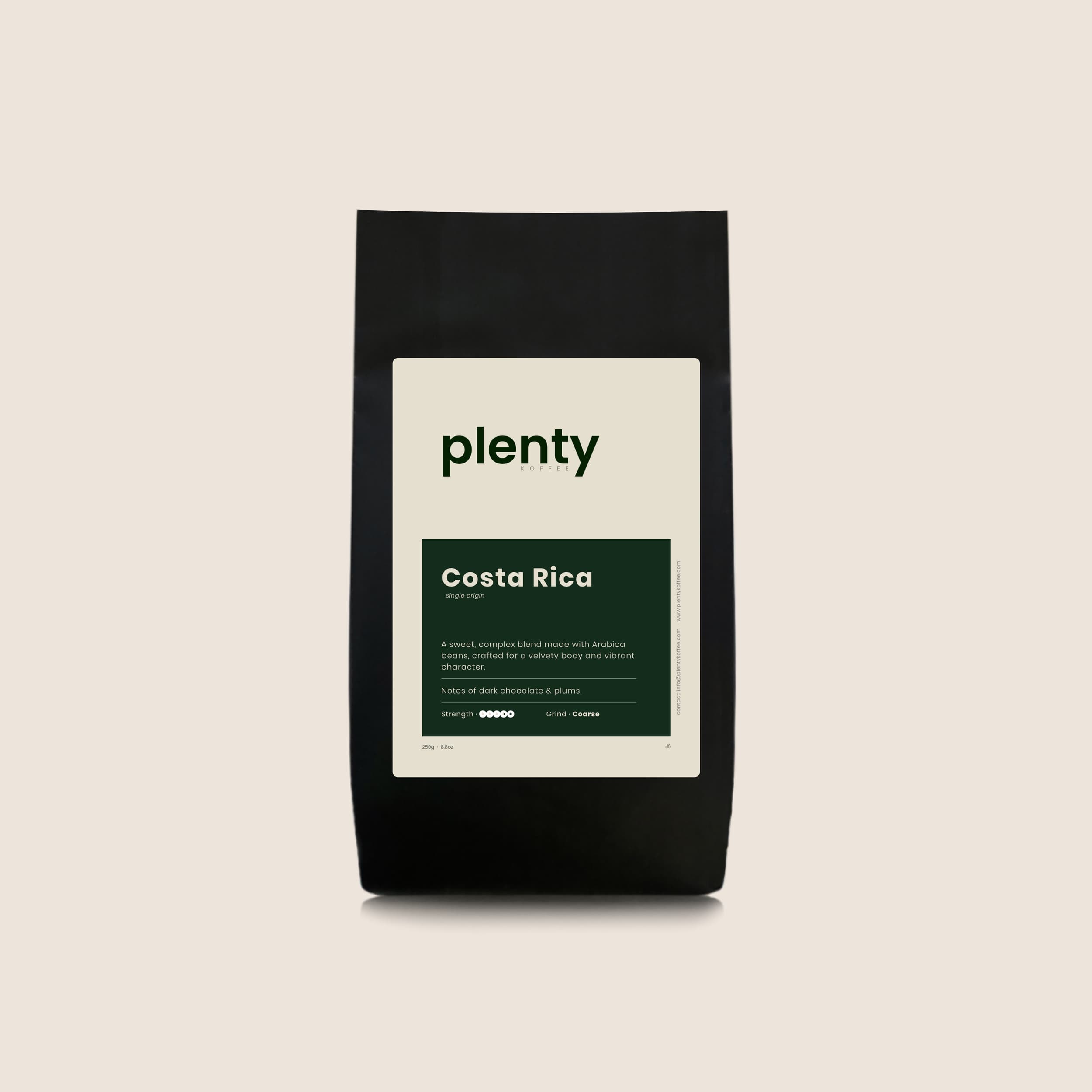 Costa Rica coffee bag